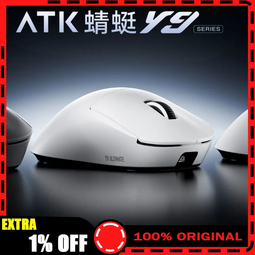 Esports Gaming Mouse Wireless - ATK Dragonfly Y9 ワイヤレスマウス 3 モード人間工学に基づいたデュアル