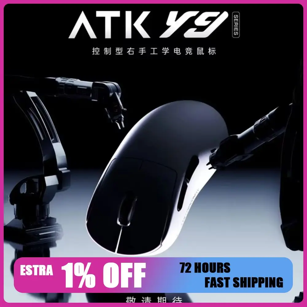 Esports Gaming Mouse Wireless - ATK Dragonfly Y9 ワイヤレスマウス 3 モード人間工学に基づいたデュアル