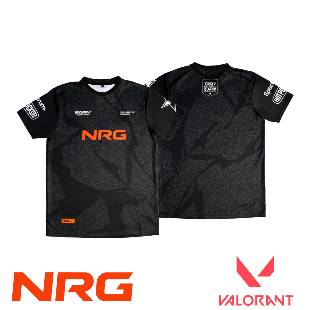 Esports Gaming Club - 2025年新作 NRG eスポーツクラブ ジャージ Tシャツ バロラント