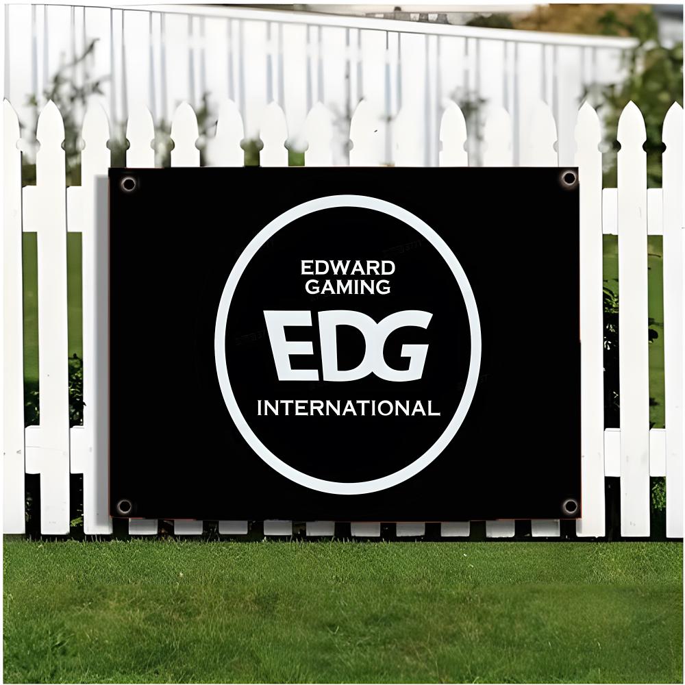 Esports Gaming Club - eスポーツクラブ E-Edward Gaming フラッグ エッジレス 4リング