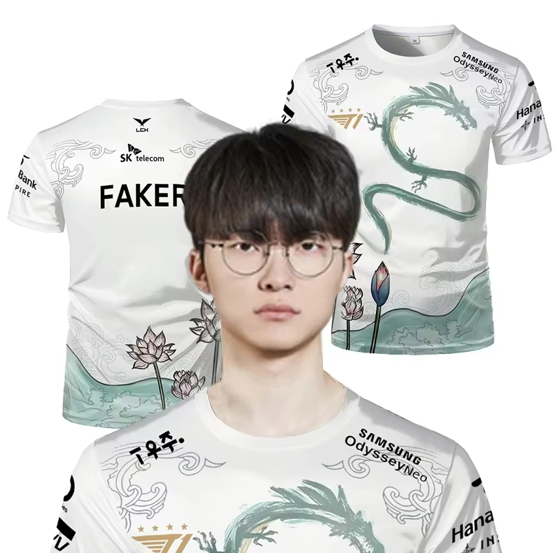男性用TスポーツクラブTシャツ,限定版,リーグオブレジェンド - Esports Gaming Club のレビューと価格