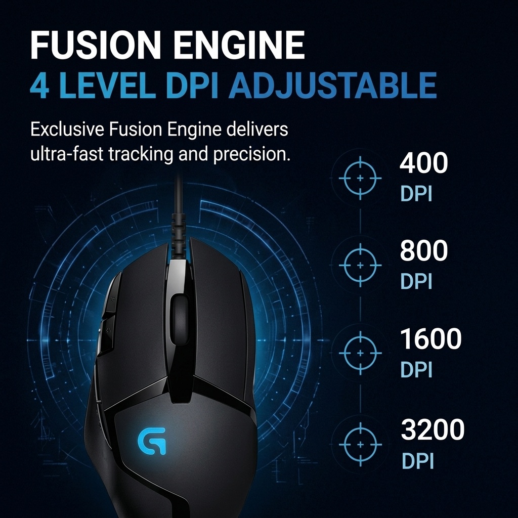 ロジクール G402 有線eスポーツマウス 右利き向け人間工 - Esports Gaming Logo のレビューと価格