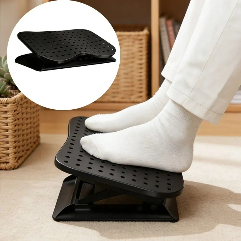 人間工学に基づいたデスク下フットレスト滑り止め底面中空オフィ - Footrest Under Desk のレビューと価格