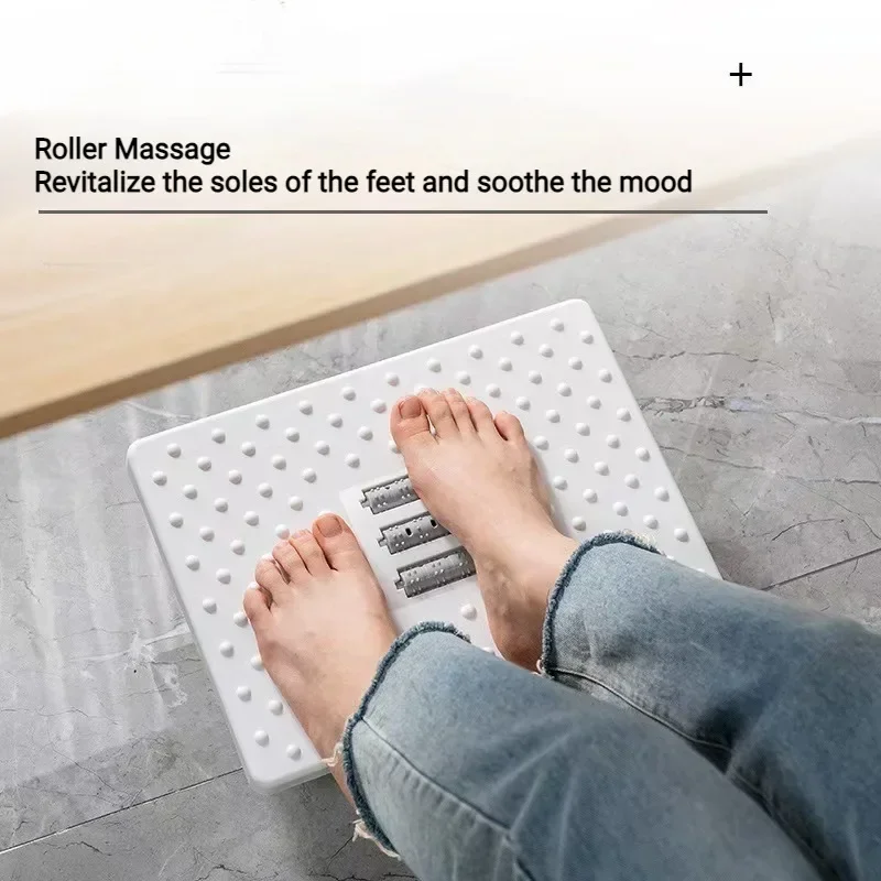デスク下フットレスト マッサージローラー付きロッキングフット - Footrest Under Desk のレビューと価格