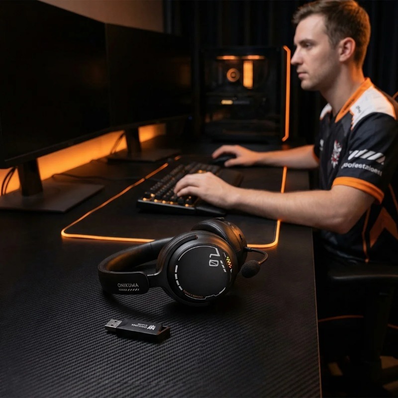 ONIKUMA GT886 ゲーミングヘッドセット トライモ - Esports Gaming Monitor のレビューと価格