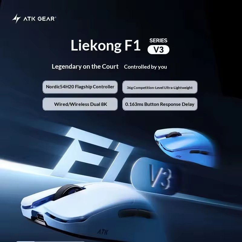 ATK F1 V2/V3 トライモードワイヤレスマウス PA - Esports Gaming Mouse Wireless のレビューと価格