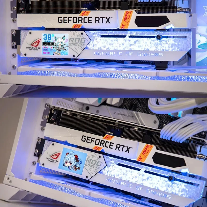 DIY 2.2 インチ LCD ディスプレイ GPU ブラケ - Esports Gaming Monitor のレビューと価格