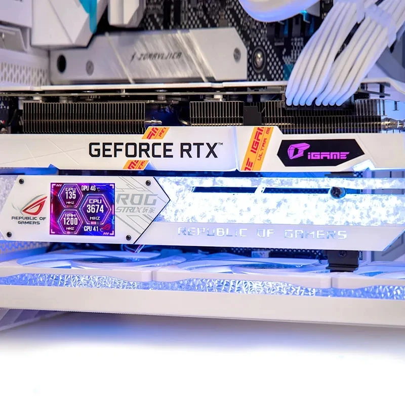DIY 2.2 インチ LCD ディスプレイ GPU ブラケ - Esports Gaming Monitor のレビューと価格