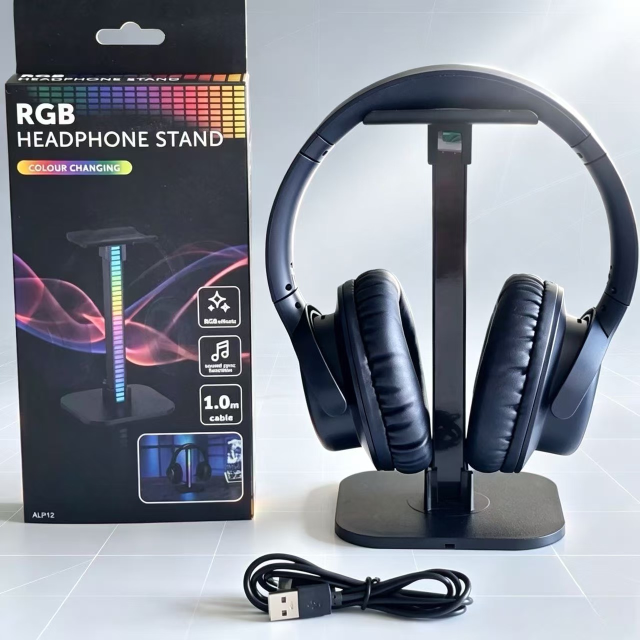 USBゲーミングヘッドホンスタンド RGBリズムライト付き  - Esports Gamers のレビューと価格