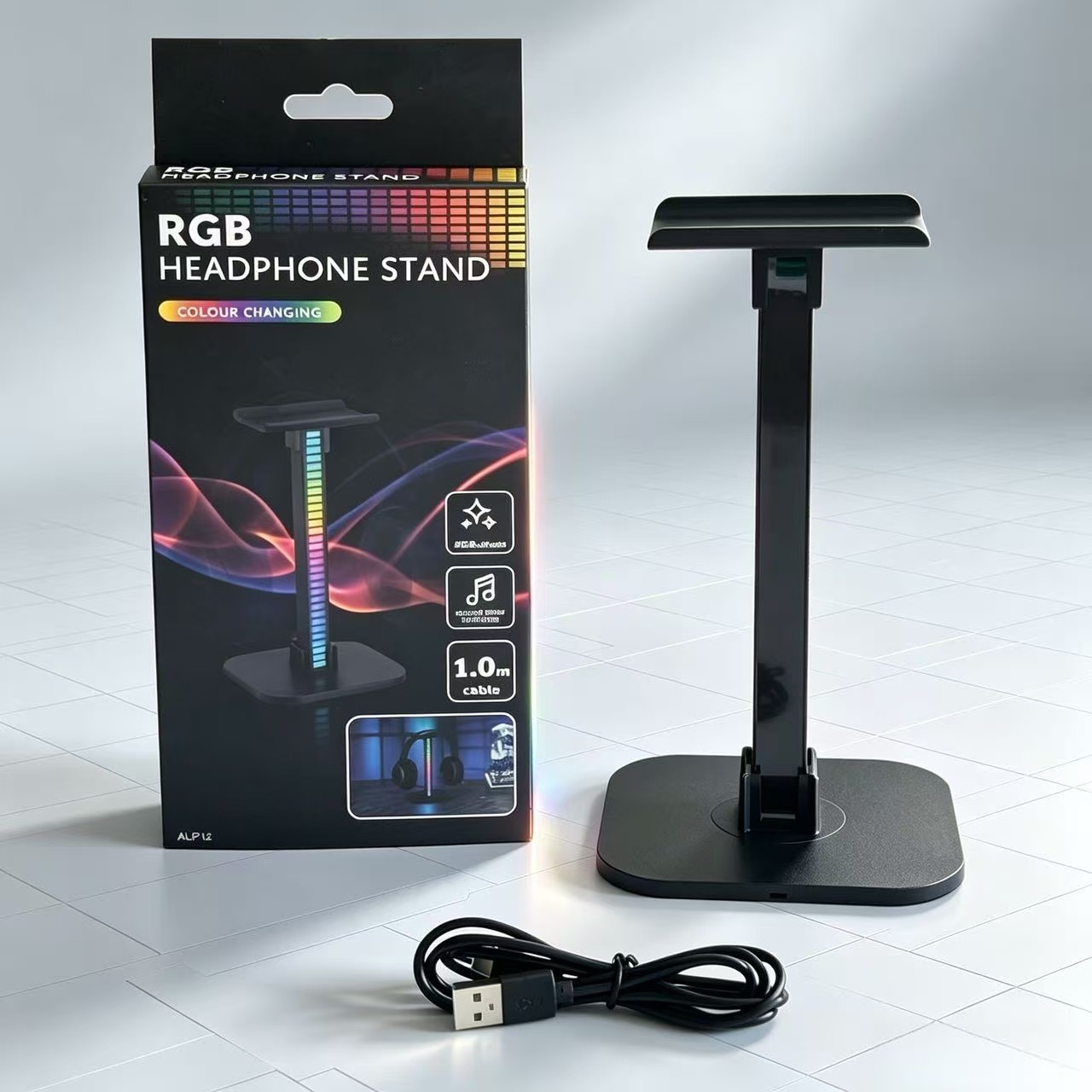USBゲーミングヘッドホンスタンド RGBリズムライト付き  - Esports Gamers のレビューと価格