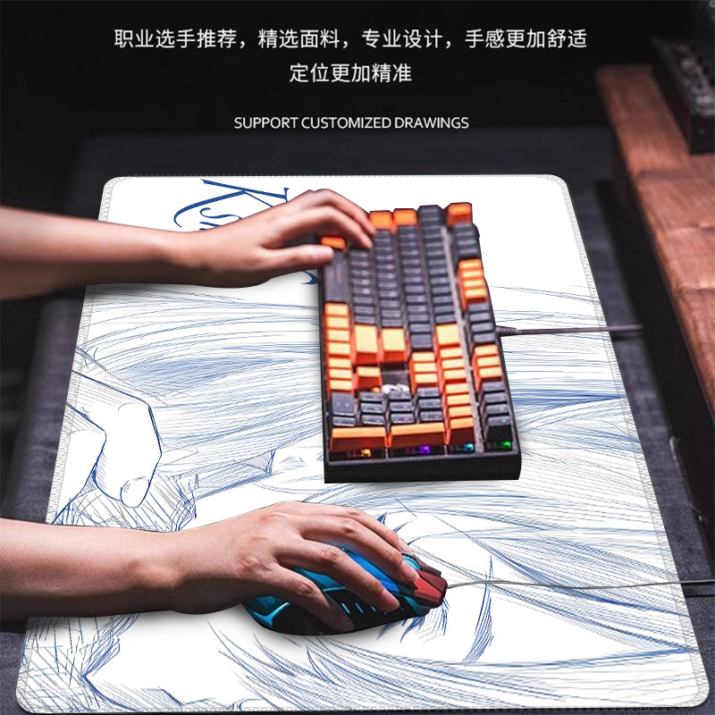 アニメキャラクター大型マウスパッド綾波綾名レイeスポーツゲー - Esports Gamer のレビューと価格