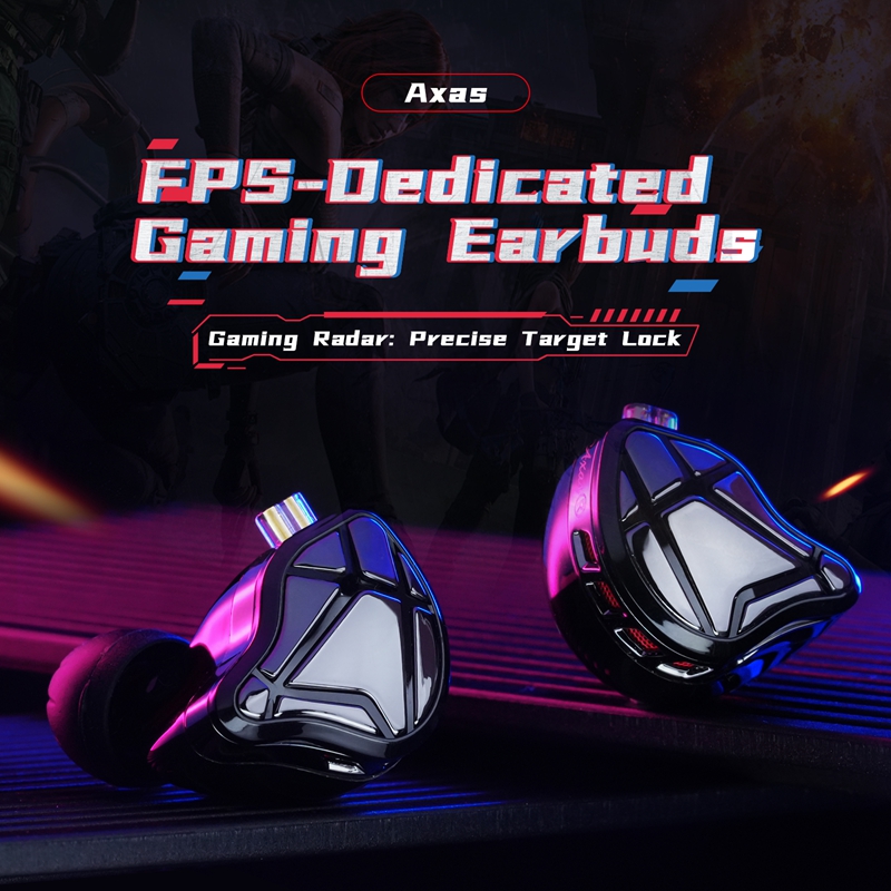    KZ Axas FPSゲーミングIEMヘッドホン プ - Esports Gaming Monitor のレビューと価格